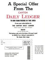 Canton Daily Ledger 1, Fulton County 1962